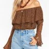 Flash Sale 🛒 Show Me Your Mumu Love Spell Top in Lucky Leopard for 👩 women ❤️
