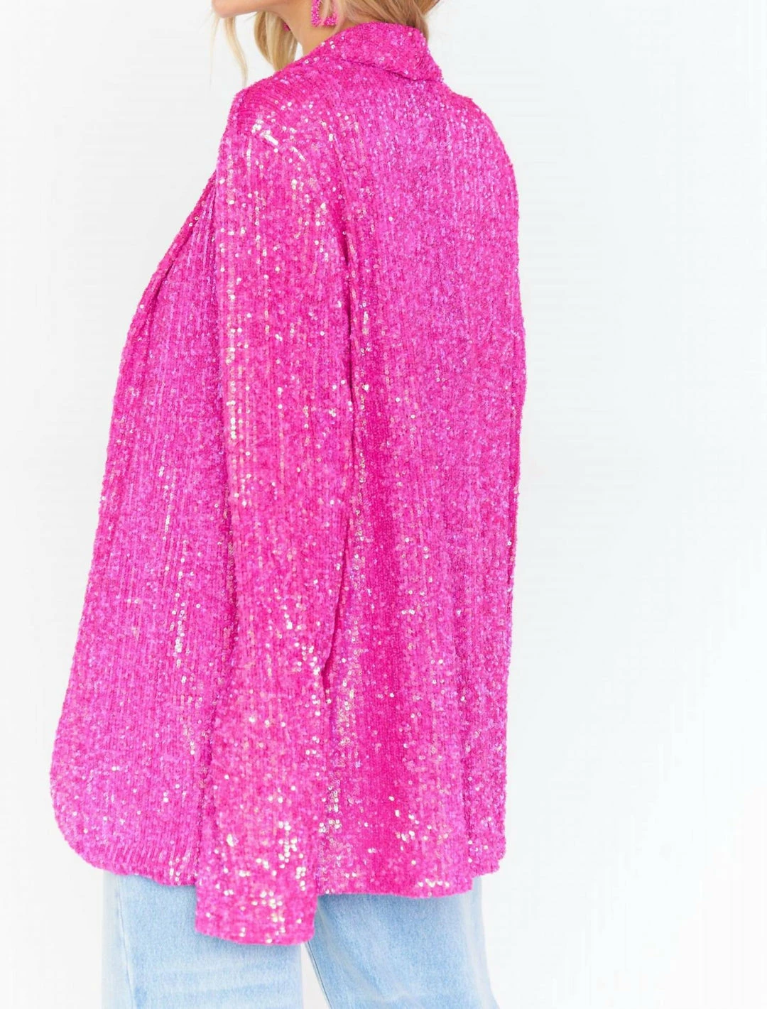 Cheap π₯° Show Me Your Mumu Dance Blazer in Pink Disco Sequin for π© women β¨ 3 Cheap π₯° Show Me Your Mumu Dance Blazer in Pink Disco Sequin for π© women β¨ - Image 3