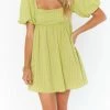 Cheapest ⌛ Show Me Your Mumu Smitten Babydoll 👗 Dress in Pear Green for 👩 women ⌛