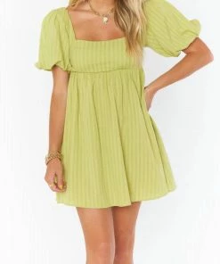 Cheapest ⌛ Show Me Your Mumu Smitten Babydoll 👗 Dress in Pear Green for 👩 women ⌛