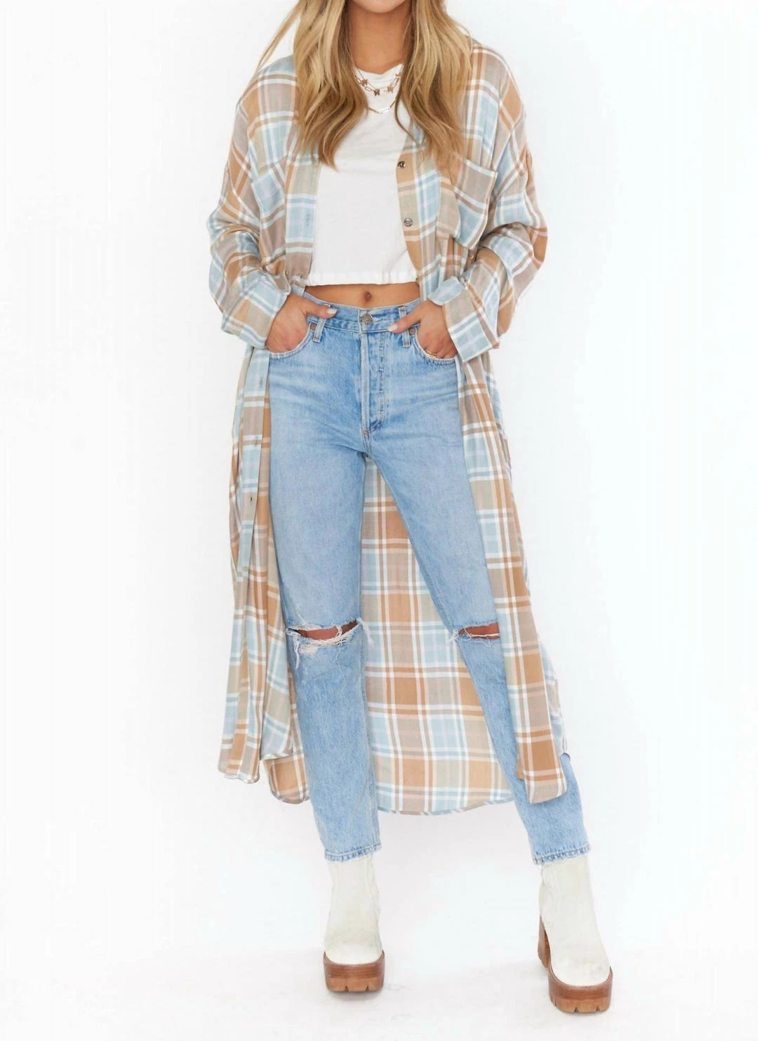 Promo π Show Me Your Mumu Leo Button Down Tunic in Georgetown Plaid for π© women π 1 Promo π Show Me Your Mumu Leo Button Down Tunic in Georgetown Plaid for π© women π