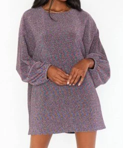 Discount 👍 Show Me Your Mumu Sure Thing Mini 👗 Dress in Rainbow Shimmy Shine for 👩 women 👍