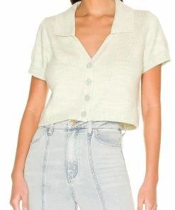 Best Sale π Show Me Your Mumu Scooter Sweater Top in Seafoam for π© women π€©