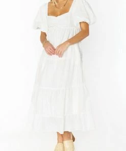 Top 10 🎉 Show Me Your Mumu Odette Midi 👗 Dress in White for 👩 women 🥰