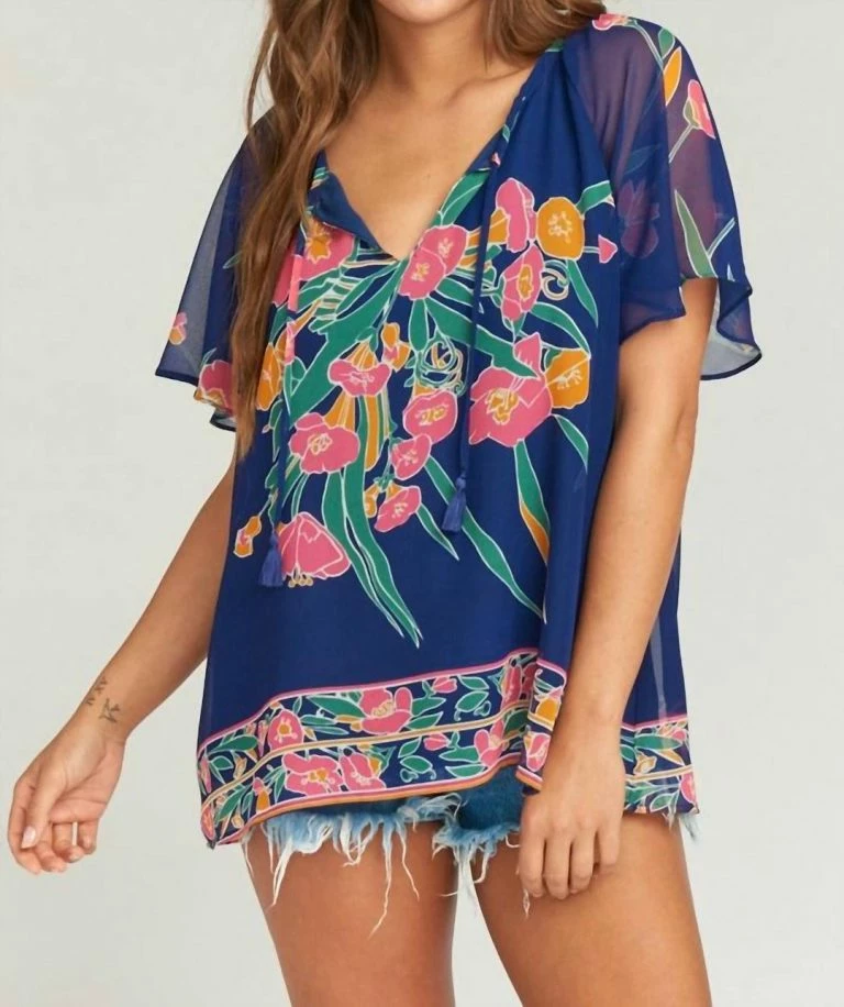 Cheap ✨ Show Me Your Mumu Cait Tassel Tunic in Bouquet Bundle for 👩 women ✔️