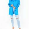 Best Pirce 👍 Show Me Your Mumu Felix Blazer in Blue Luxe Satin for 👩 women 🌟
