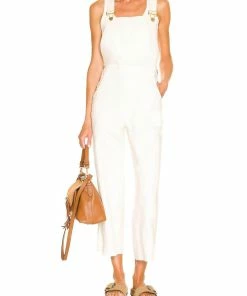 Coupon 😍 Show Me Your Mumu Marfa Overall in Off White Denim for 👩 women 😉