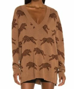 Brand new 🛒 Show Me Your Mumu Gilligan Sweater in Jumping Cheetah for 👩 women 🎁