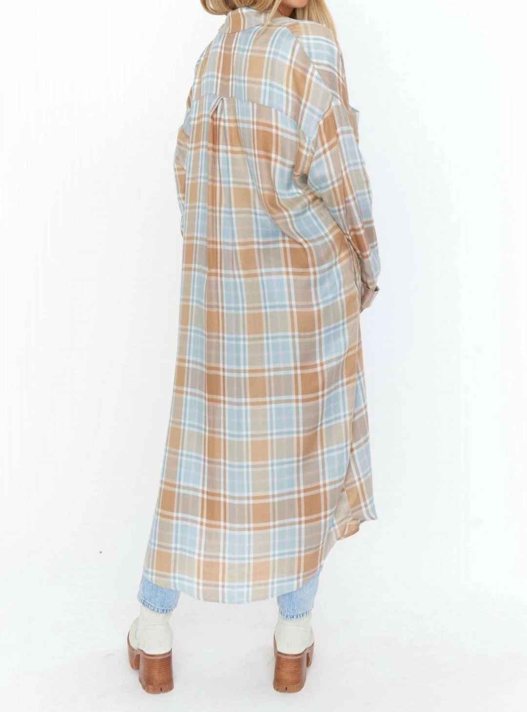 Promo π Show Me Your Mumu Leo Button Down Tunic in Georgetown Plaid for π© women π 3 Promo π Show Me Your Mumu Leo Button Down Tunic in Georgetown Plaid for π© women π - Image 3