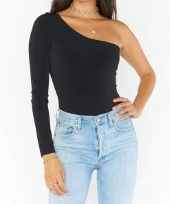 Best deal β Show Me Your Mumu Brinkley Bodysuit in Black Spandy for π© women π€©