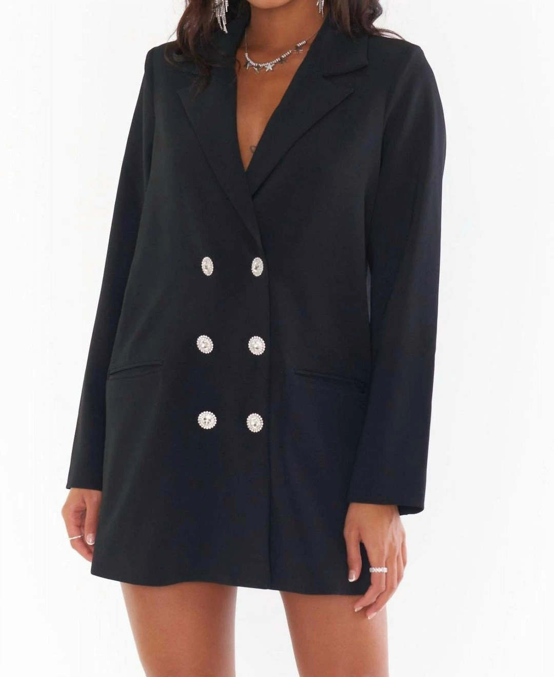 Cheapest π Show Me Your Mumu Bling Blazer π Dress in Black Suiting for π© women π 1 Cheapest π Show Me Your Mumu Bling Blazer π Dress in Black Suiting for π© women π