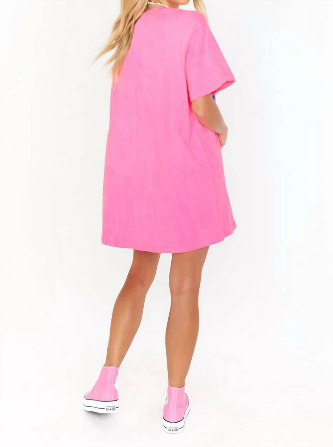 Wholesale β¨ Show Me Your Mumu 24 Hour - Tanning Club Graphic Tee/Dress in Pink for π© women π 2 Wholesale β¨ Show Me Your Mumu 24 Hour - Tanning Club Graphic Tee/Dress in Pink for π© women π - Image 2