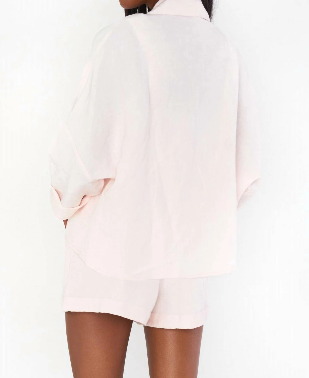 Top 10 π Show Me Your Mumu | Jessica Button Down in Shell Pink Linen for π© women π 2 Top 10 π Show Me Your Mumu | Jessica Button Down in Shell Pink Linen for π© women π - Image 2