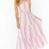 Outlet ❤️ Show Me Your Mumu Isabella Maxi 👗 Dress in Paradise Stripe for 👩 women ⌛