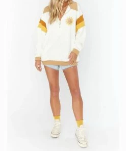 Hot Sale ✔️ Show Me Your Mumu Benny Half Zip Sweatshirt in Off White for 👩 women 🤩 -Show Me Your Mumu Sales 5d1f679275444f1b9cc5ba031a525b02 1f2ad273 6416 4b25 a2a8 cc6cd1056110 1080x