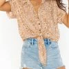 Brand new ✔️ Show Me Your Mumu Tilly Top in Sandy Cheetah for 👩 women 🛒