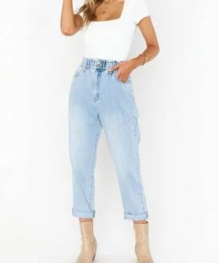 Brand new 🔔 Show Me Your Mumu Emilia Mom 👖 Jeans in Blue Falls for 👩 women 🤩