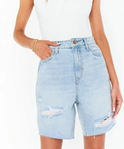 Best Pirce π Show Me Your Mumu Brentwood Short in Light Vintage Blue for π© women π