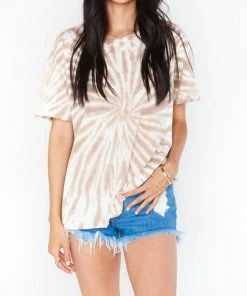 Budget π Show Me Your Mumu Cooper Tee in Taupe Tie Dye for π© women π―