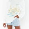 Outlet 🛒 Show Me Your Mumu Scotty Sweatshirt in White for 👩 women 😉