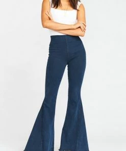 Wholesale ❤️ Show Me Your Mumu Berkeley Bell Pants in Dark Rainstorm for 👩 women 🔔