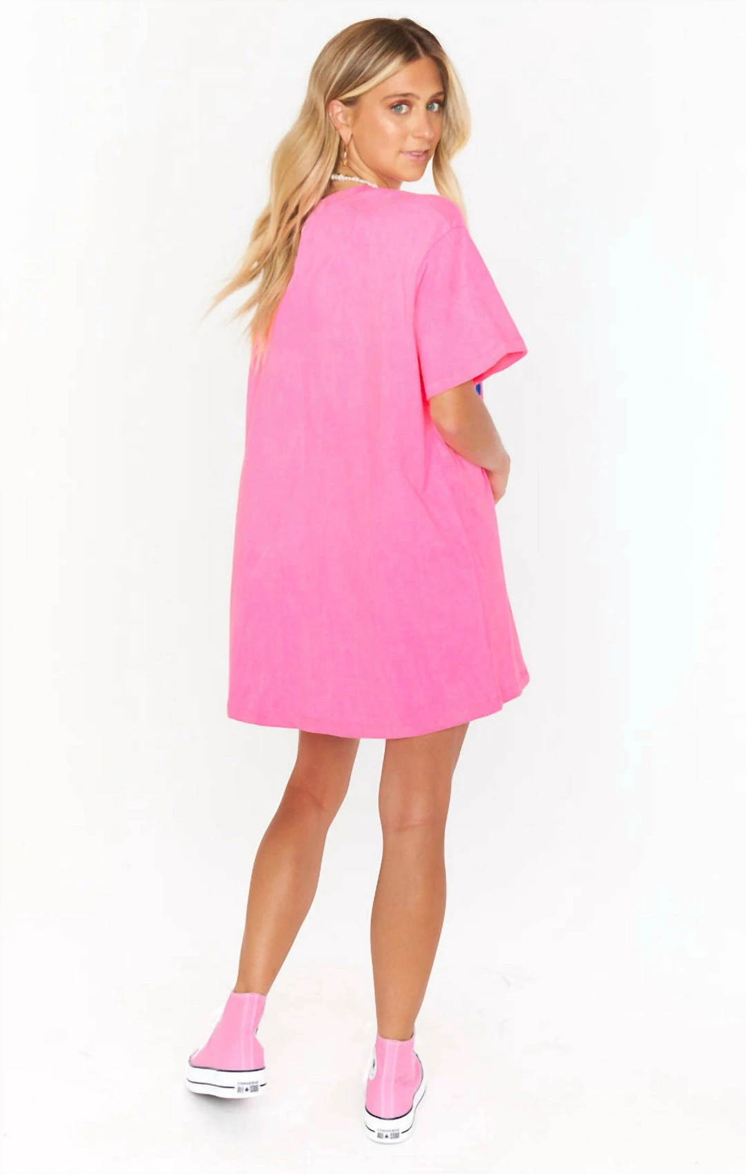 Wholesale β¨ Show Me Your Mumu 24 Hour - Tanning Club Graphic Tee/Dress in Pink for π© women π 3 Wholesale β¨ Show Me Your Mumu 24 Hour - Tanning Club Graphic Tee/Dress in Pink for π© women π - Image 3
