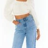 Buy 😉 Show Me Your Mumu Suzanna Crop Top in Cream for 👩 women ❤️