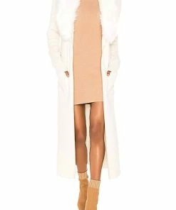 Cheapest 🔔 Show Me Your Mumu Lombardi Long Cardigan in Snow White for 👩 women 😀