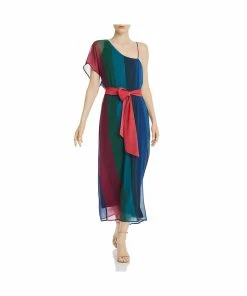Deals ⌛ Show Me Your Mumu Saint 👩 Womens One Shoulder Long Maxi 👗 Dress ✨