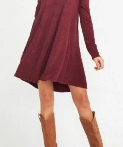 Top 10 ✨ Show Me Your Mumu Toby Tie 👗 Dress in Ripple Scrunch Burgundy for 👩 women 💯