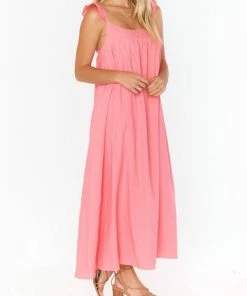 Best Pirce 👍 Show Me Your Mumu Oasis Ruffle 👗 Dress in Flamingo Pink Linen for 👩 women ❤️ -Show Me Your Mumu Sales ba48a57ee1d040a19dbc1ddf6a644ace 1080x