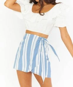 Brand new π Show Me Your Mumu Iva Wrap π Skirt in Sailboat Stripe for π© women π