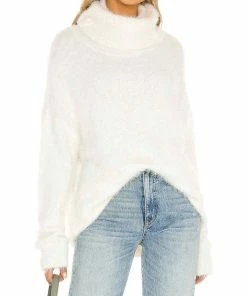 Hot Sale π₯ Show Me Your Mumu Fatima Turtleneck Sweater in White for π© women π₯