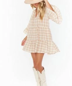 Hot Sale 👏 Show Me Your Mumu Viola Mini 👗 Dress in Cream Plaid for 👩 women 👏 -Show Me Your Mumu Sales c7537cb626fb442b8c7ea147e7f0d792 1080x