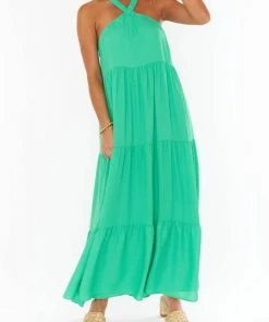 Cheapest ⌛ Show Me Your Mumu Hallie Halter 👗 Dress in Spring Green for 👩 women 😉