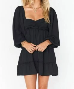Discount 🥰 Show Me Your Mumu Mandi Mini 👗 Dress in Black for 👩 women ❤️