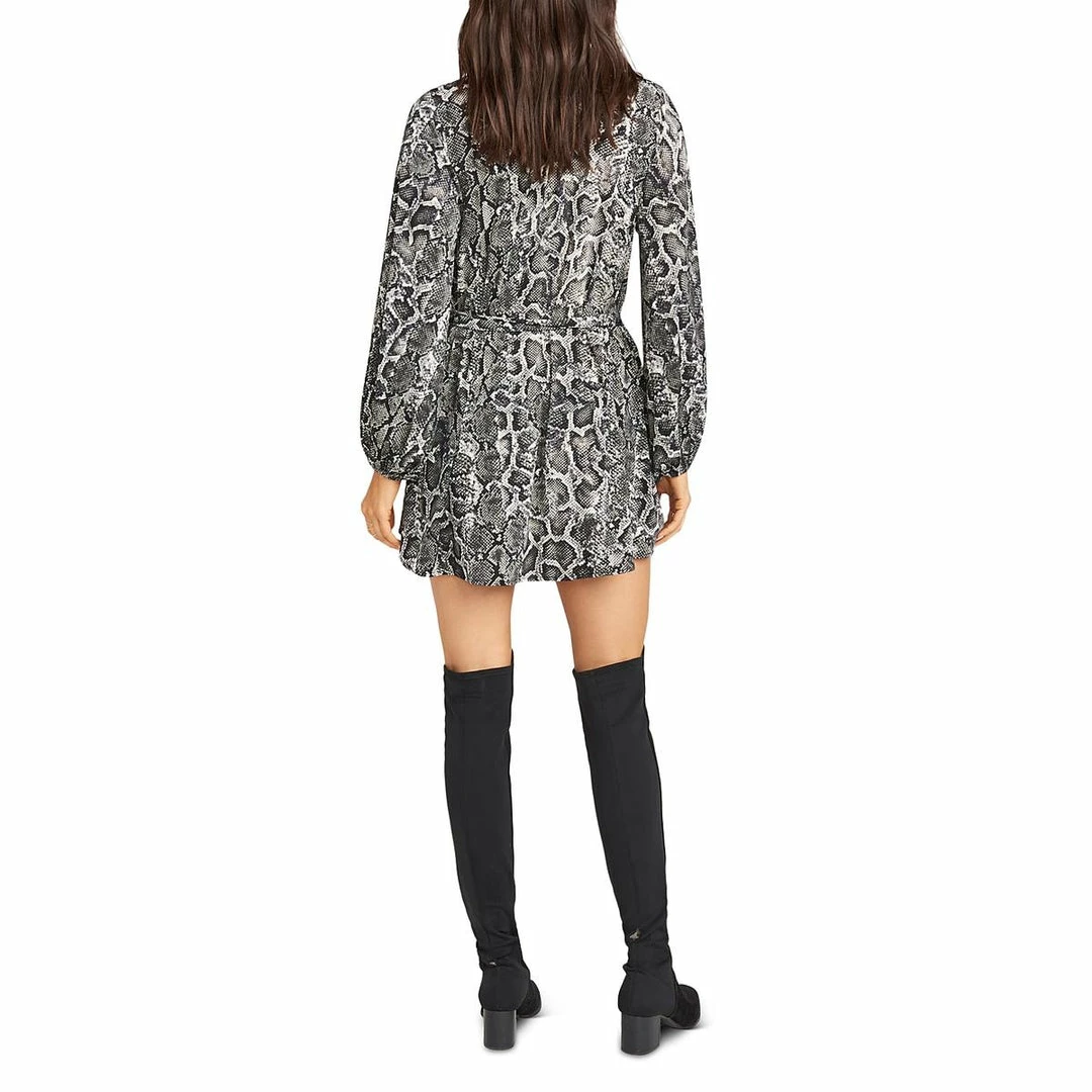 New π₯° Show Me Your Mumu Geller π© Womens Snake Print Puff Sleeve Shift π Dress π 2 New π₯° Show Me Your Mumu Geller π© Womens Snake Print Puff Sleeve Shift π Dress π - Image 2