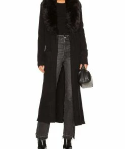 Outlet 🎁 Show Me Your Mumu Lombardi Long Cardigan in Black for 👩 women 👍